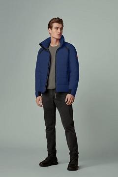 Chamarras Canada Goose Hombre México - HyBridge Chaqueta De Plumas Azules Oscuro CN5130794
